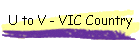 U to V - VIC Country