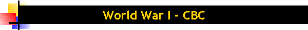World War I - CBC