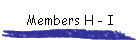 Members H - I