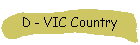 D - VIC Country
