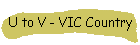 U to V - VIC Country